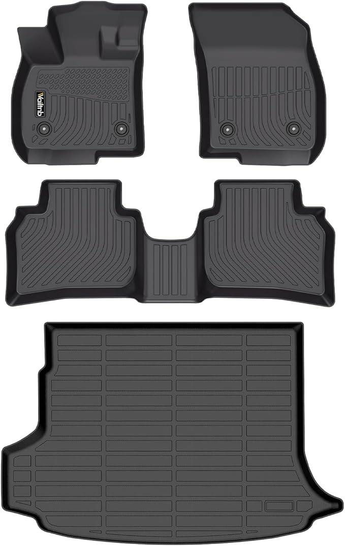 Wailtnb-Floor Mats & Cargo Liner for Buick Envision 2021-2025 2026 Waterproof Durable All Weather Automotive Floor Liner Custom Fit for Envision Accessories Black