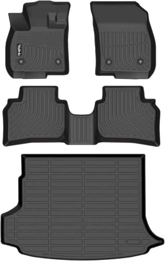Wailtnb-Floor Mats & Cargo Liner for Buick Envision 2021-2025 2026 Waterproof Durable All Weather Automotive Floor Liner Custom Fit for Envision Accessories Black