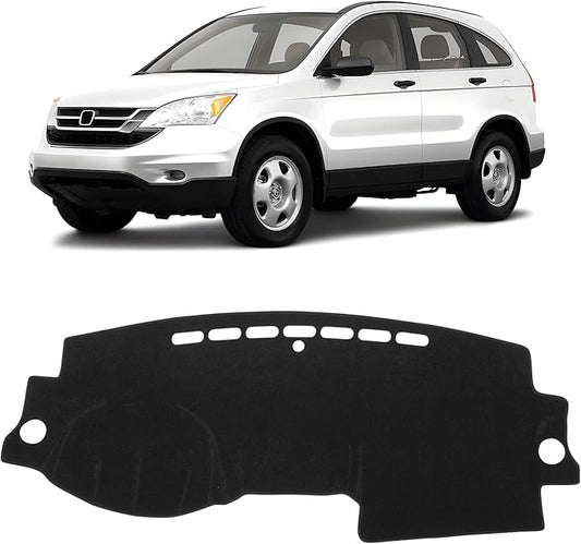 KUST Car Dash Cover for Honda CR-V CRV 2007 2008 2009 2010 2011 Non-Slip Dashboard Cover Interior Accessories for CRV Custom Fit Dash Mat Sunshade Windshield No Glare Black
