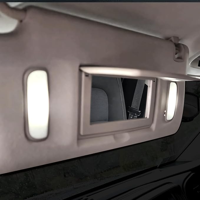 EASY EAGLE LED Interior Car Lights for Chevy-Colorado-GMC-Canyon-2015-2022: 13 Piece Kit White LED Light Bulbs - Super Bright 6000K + Install Tool