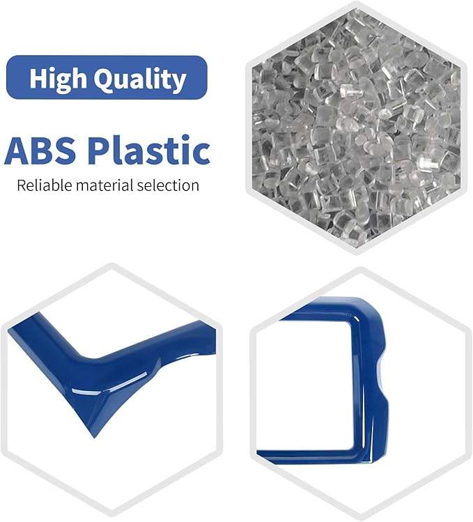 RT-TCZ for Jeep JL Center Console Radio Display Panel Trim Cover for Jeep Wrangler JL JLU Gladiator JT 2018-2023 Blue Interior Accessories 8.4 inch