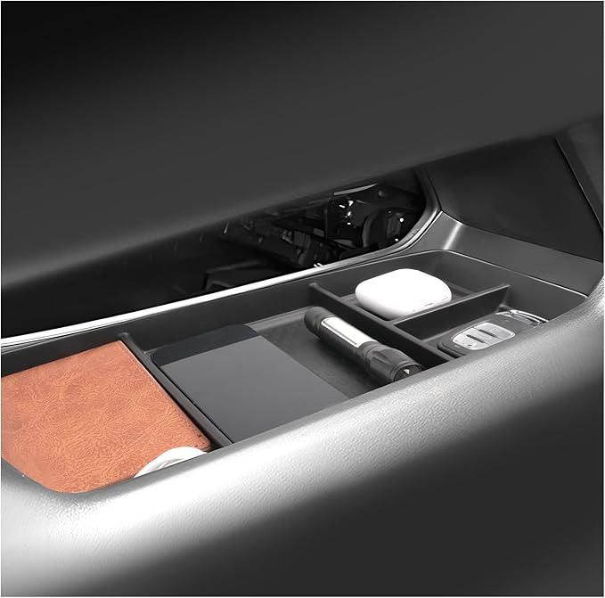 SXCY for 2025 2026 Chevrolet Equinox Center Console Organizer 2025 2026 Chevy Equinox Under Console Organizer Tray Equinox 2025 2026 Accessories Center Console Tray