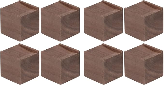 Wood Essential Oil Diffuser Portable Clear Textured Diffuser for Car Office Bedroom 8 Pcs Walnut Wooden Diffusers