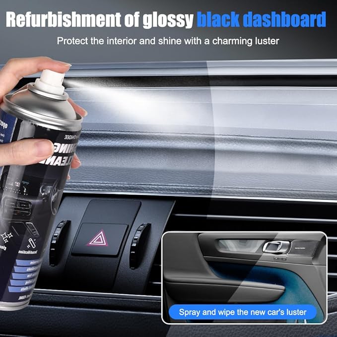 EAWONGEE Interior Car Cleaner & Protectant, 450ml, Multi-Surface Polish for Plastic, Leather, Vinyl