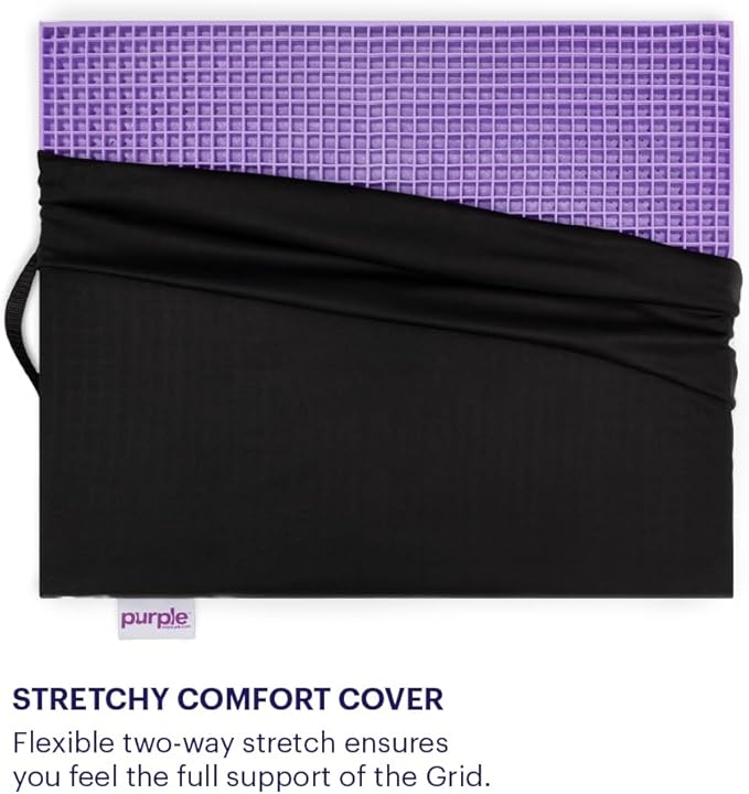 Purple Ultimate Seat Cushion | Pressure Reducing Grid Designed for Ultimate Comfort | Designed for Gaming | Made in The USA