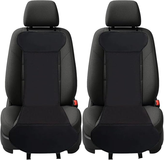 Universal Fit Vehicle Seat Cover, Front Position, (Black, 2-Pack)