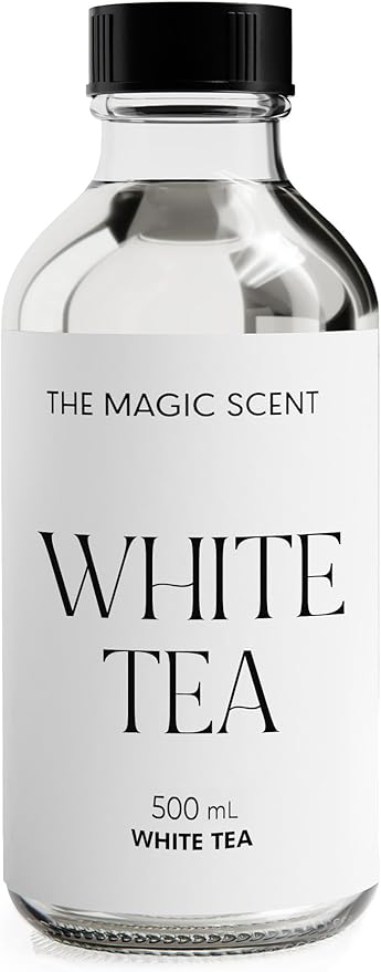 The Magic Scent White Tea Diffuser Oil - Hotel & Home Luxury Scents - Diffuser Oil Scents for Home Designed for Use in All Diffusers - 16.9 fl oz, 500 mL
