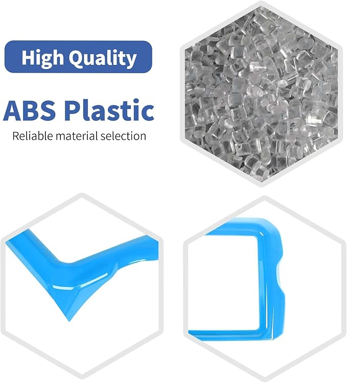 RT-TCZ for Jeep JL Center Console Radio Display Panel Trim Cover for Jeep Wrangler JL JLU Gladiator JT 2018-2023 Light Blue Interior Accessories 8.4 inch