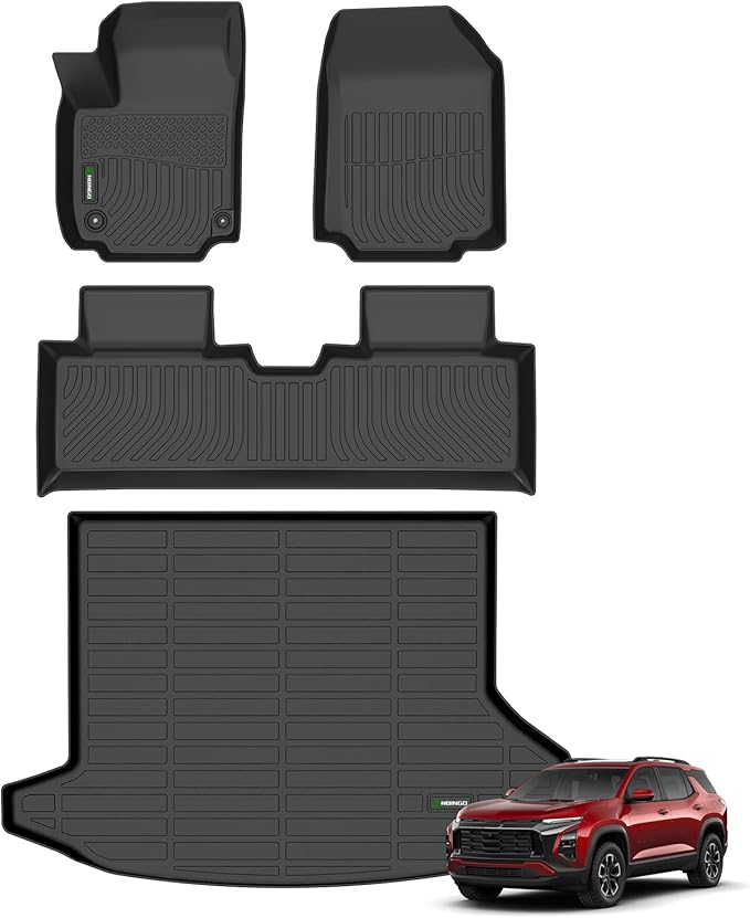 ANBINGO®-Fits for 2025 2026 Chevy Equinox/GMC Terrain Floor Mats,Car Mats for Equinox All Weather Floor Mats Cargo Liner TPE Rubber Set for 2026 Chevy Equinox Accessories