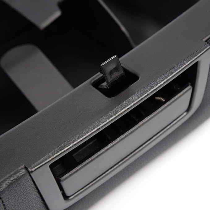 PIT66 Center Console Lid Armrest Cover, Compatible with 2004-2008 Ford F150, 5L3Z1506025AAD, Black