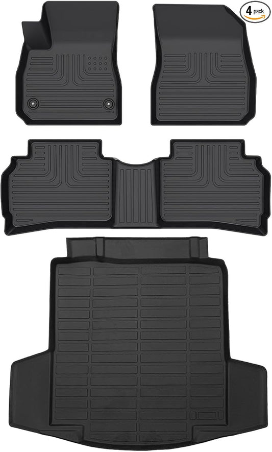 for Chevy Malibu Floor Mats 2016-2024,Car Mat for Chevrolet Malibu All Weather Floor Liner Accessories