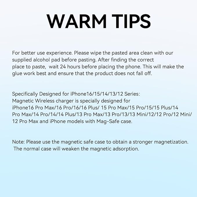 15W Magnetic Wireless Car Mount Charger,XO Foldable and Adjustable Fast Charging Phone Holder, Ultra Mag Safe Car Charger for iPhone 16 15 14 13 12, Gifts for Men/Women