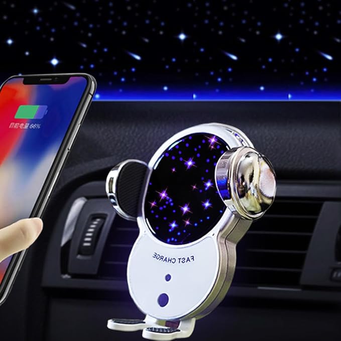 Wireless Car Charger,Mosurr 15W Auto Clamping Phone Holders for Your car fit for iPhone 16 15 14 13 12 Mini Pro Max 11 XR XS, Samsung Galaxy S25 Ultra S24 S23 S22 S21+, etc