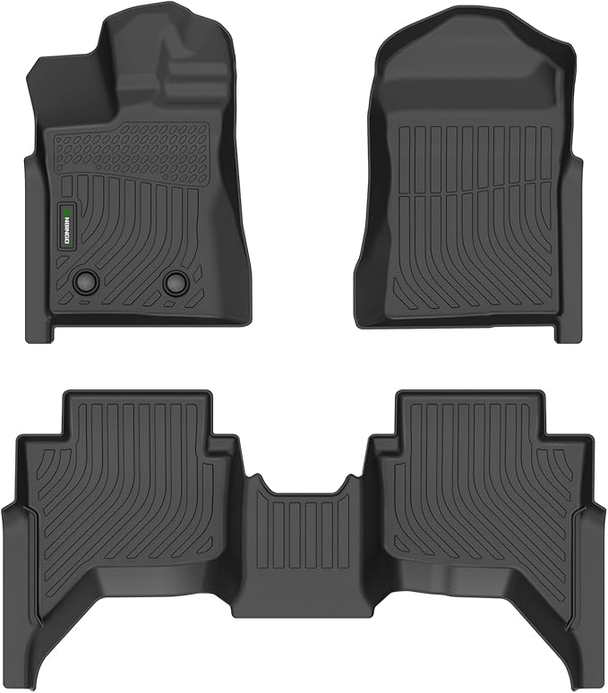 ANBINGO®-Floor Mats for Ford Ranger 2025 2024 (SuperCrew Cab), Car Mats for Ford Ranger All Weather Floor Mats Protection TPE Waterproof Ranger Car Floor Liners, for 2025 Ranger Accessories