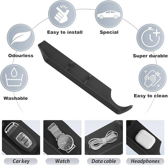 SKTU for 2024 2025 2026 Toyota Land Cruiser Center Console Organizer for 2024 2025 2026 Toyota Land Cruiser Co-Pilot Console Tray 2024 2025 2026 Land Cruiser Accessories Land Cruiser Tray