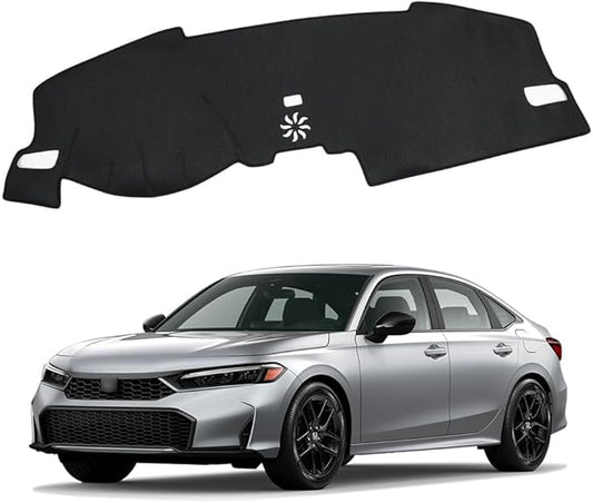 XITER Polyester Dashboard Cover Mat Carpet Dash Nonslip Sun Shade Mat Compatible For Honda civic 2022 2023 2024 2025 2026.