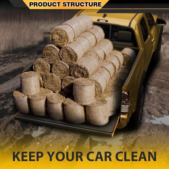 TPE Floor Mats Cargo Liners Compatible with Ford F150 2021-2025 (2PCS) All-Weather Protection alfombras para carro