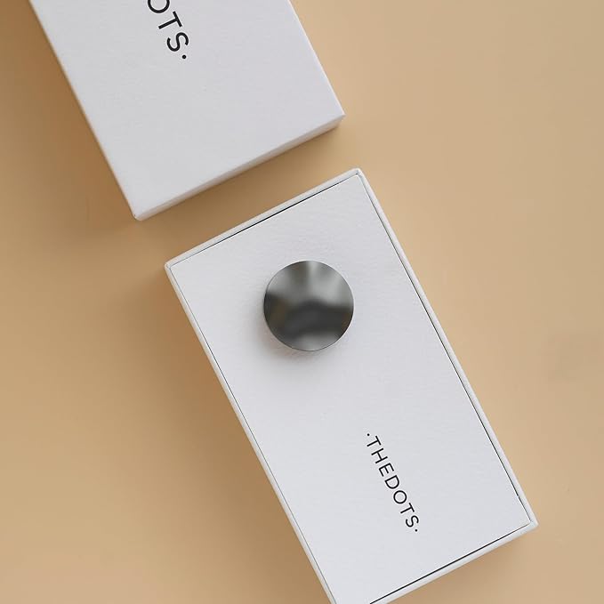 THEDOTS Metal Wave Car Air Freshener Vent Clip, Moroccan Mint Tea, Water Ripple Design, Long-lasting Fragrance, Gift for Drivers