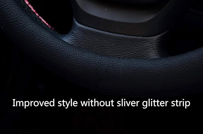 Valleycomfy Steering Wheel Cover with Microfiber Leather for Car Truck SUV 15 inch (Blue)