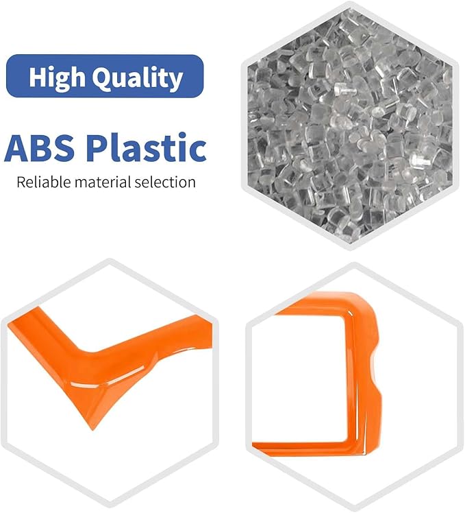 RT-TCZ for Jeep JL Center Console Radio Display Panel Trim Cover for Jeep Wrangler JL JLU Gladiator JT 2018-2023 Orange Interior Accessories 8.4 inch