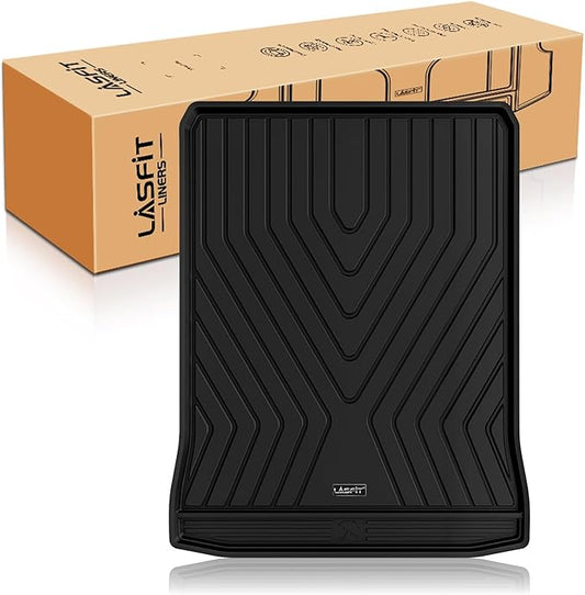 LASFIT Trunk Mats Fit for BMW 5 Series G30 2017 2018 2019 2020 2021 2022 2023, Custom Fit TPE All Weather Cargo Bed Liners for 530i 540i M550i 540d xDrive, Black