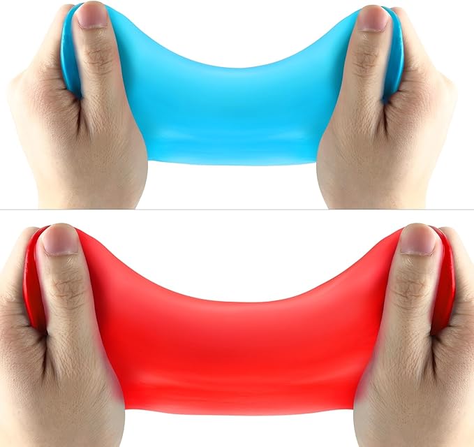 DNA MOTORING 2 Pack Car Cleaning Gels Auto Detailing Tools Cleaning Putty Car Interior Cleaner, Car Jelly Cleaner, Keyboard Cleaner, Car Cleaning Supplies Car Gifts for Men Women,Blue+Red, TOOLS-00147