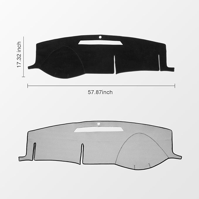 KUST Car Dash Cover for Chevy Chevrolet Impala 2006-2013/Impala Limited 2014-2016 Non-Slip Dashboard Cover Interior Accessories for Impala Custom Fit Dash Mat Sunshade No Glare Black