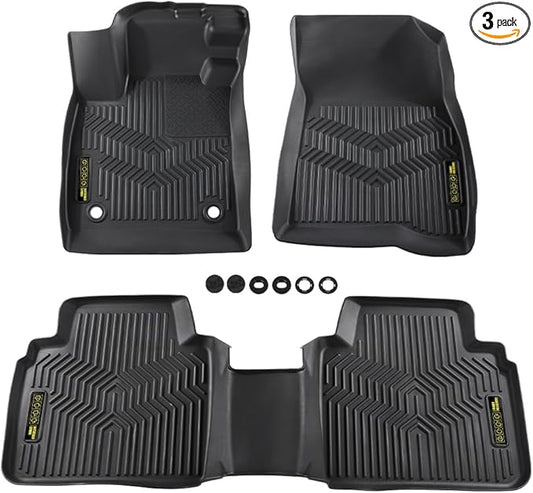 ANDPLAY TPE Floor Mats Liners Compatible with Honda Accord 2023-2024 All Weather Protection Black Floor Liners alfombras para carro
