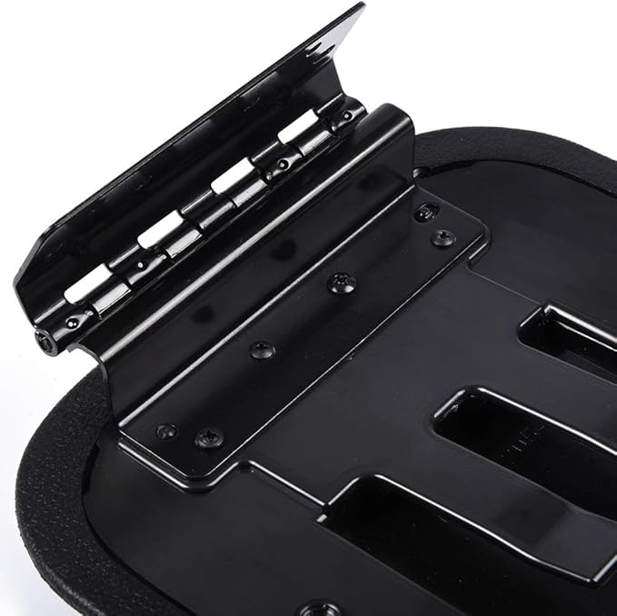 PIT66 Center Console Armrest Lid with Latch Compatible with Ford Mustang 2005-2009 Replacement 5R3Z6306024AAC Black