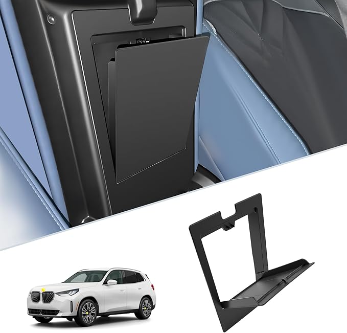 SKTU for 2025 2026 BMW X3 Hidden Storage Box for 2025 2026 BMW X3 (30 xDrive/M50 xDrive) Privacy Storage Box 2025 2026 BM W X3 Hidden Tray 2025 2026 BM W X3 Console Tray BMW X3 2025 2026 Accessories