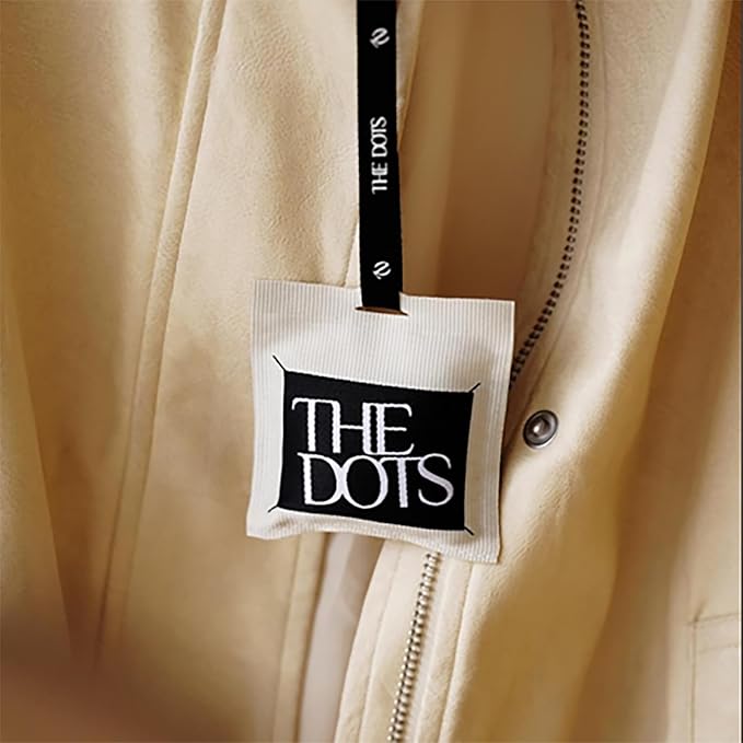 THEDOTS Car Air Freshener with 2 Adjustable Ribbons for Car Rearview Mirror, Coconut Lychee, 30 Days, Non-Toxic Fabric Sachet Gift (1 Pack)