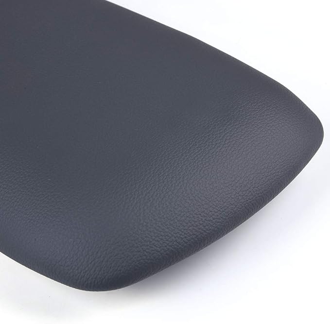 PIT66 Center Console Lid Cover, Compatible with 1997-2000 Ford Explorer/ 1997-2001 Mercury Mountaineer/ 2001-2002 Ford Explorer Sport Trac Gray Armrest Lid Kit 924-883