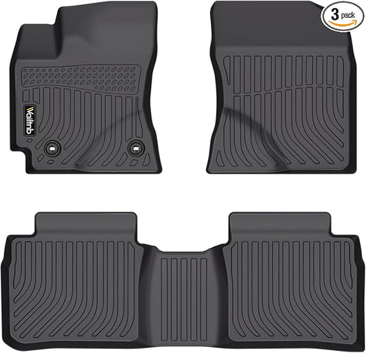 Wailtnb-Floor Mats for Toyota Corolla 2014-2019 (Only Sedan) Waterproof Durable Easy to Clean All Weather Car Mat Custom Fit for Toyota Corolla Accessories Black