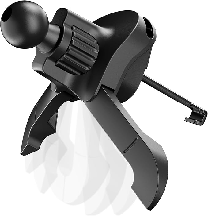 Air Vent Clip for Car Mount with [ Diameter 0.67 in (17 mm)] Joint Ball, Phone Vent Clip for Most Car Phone Holder&Wireless Car Charger, Black