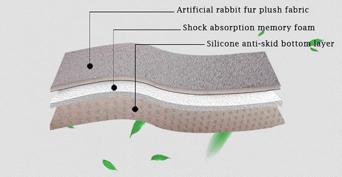 Winter Soft Warm Faux Rabbit Fur car seat Cushion,Universal fit Plush Front and Back Fuzzy car seat Pads Cushion Cover Protector - 1pcs (Front seat 1pcs,Pink)