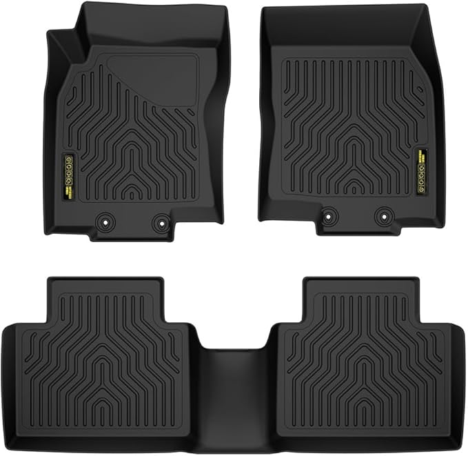DOTCOM TPE Floor Mats Fit Nissan Rogue 2014-2020 (No Rogue Sport or Select Models), All Weather Full Cover Protection 1st & 2nd Row Cargo Liner Accessories,alfombras para carro 3PCS