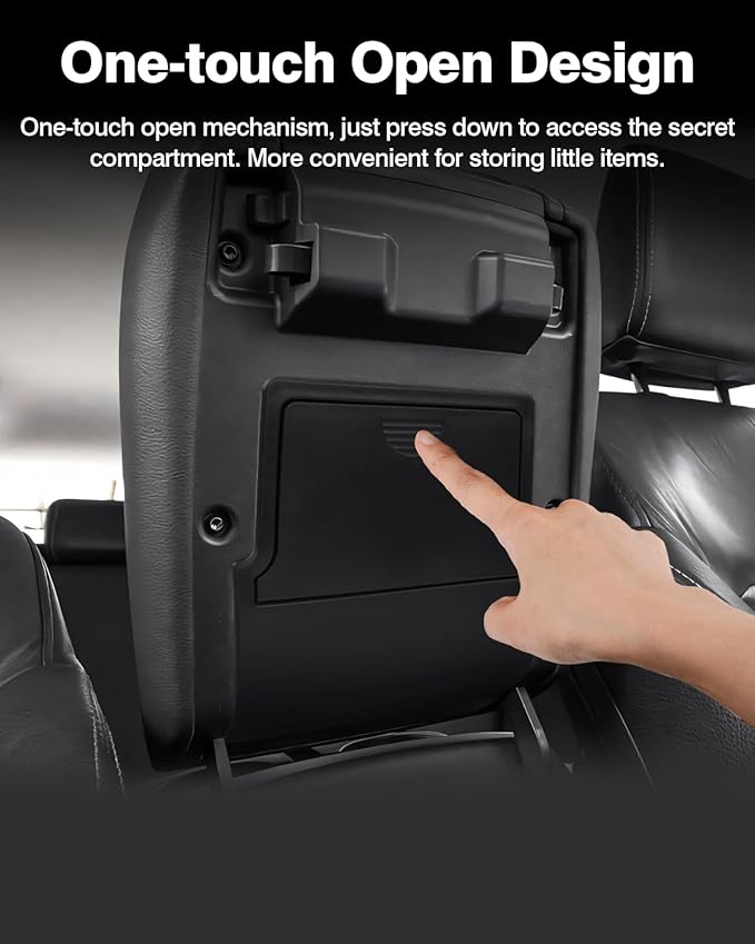 Autorder Armrest Hidden Storage Box for 2023-2025 2026 Chevy Chevrolet Colorado/GMC Canyon Accessories One-Touch Open Center Console Organizer Secret Compartment Hidden Organizer Insert Tray