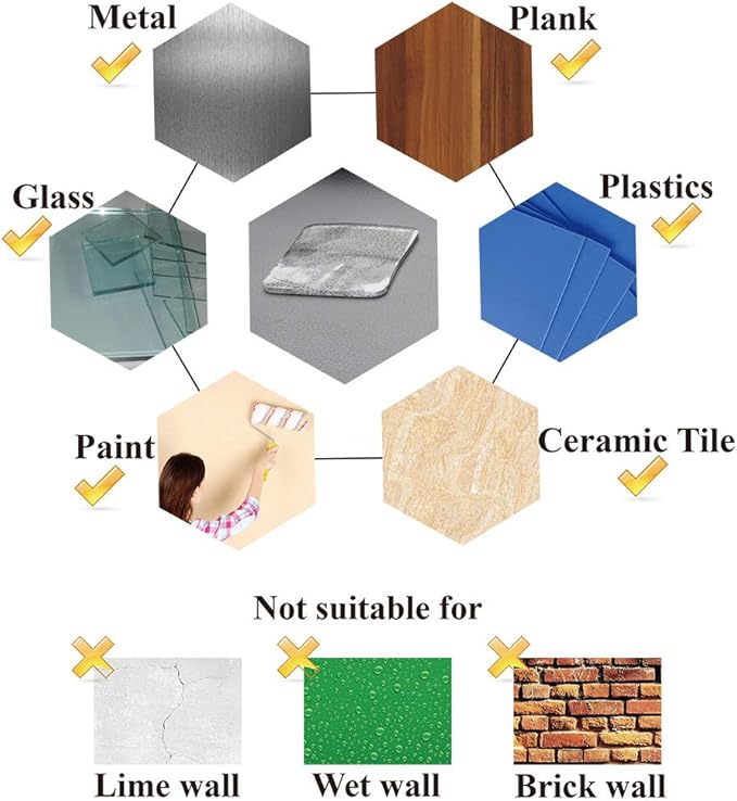 Sticky Gel Pads (10 Pack), As Seen On TV Removable Traceless Gripping Pad Washable Reusable Anti Slip Pad for Car Dashboard Office Home Stick Anything Anywhere, Clear