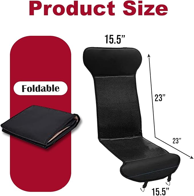 Universal Fit Vehicle Seat Cover, Front Position, (Black, 4-Pack)