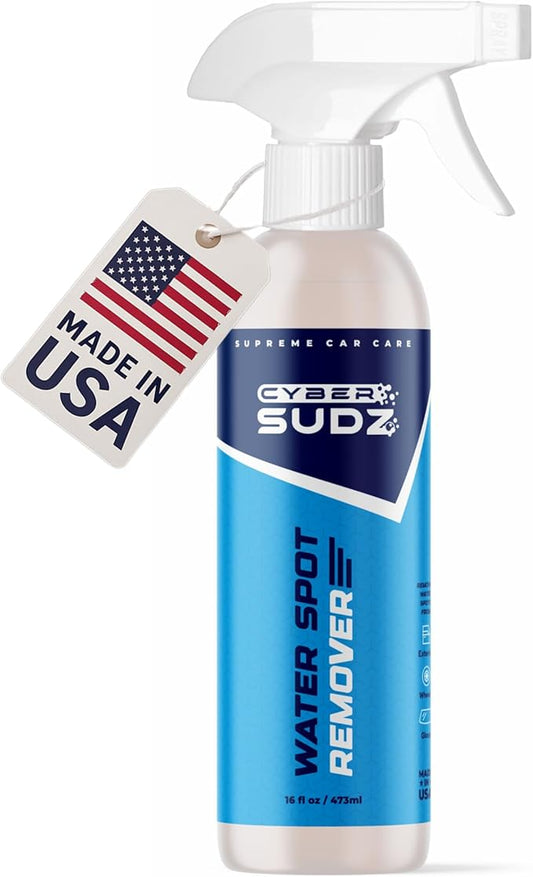 Water Spot Remover For Cars - Water Stain Remover for Glass, Metals, Plastic & Paint - Natural Ingredients Safe for Cars, Home, Truck, Motorcycles & Boats, Made in USA, 16 fl. oz.