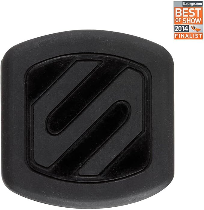 Scosche MAGFM MagicMount Magnetic Car Phone Holder - Strong Magnet Mount for iPhone and Android - Secure Magnetic Cell Phone Mount for Flat Surfaces - Universal 360° Adjustable Mobile Cellphone Holder