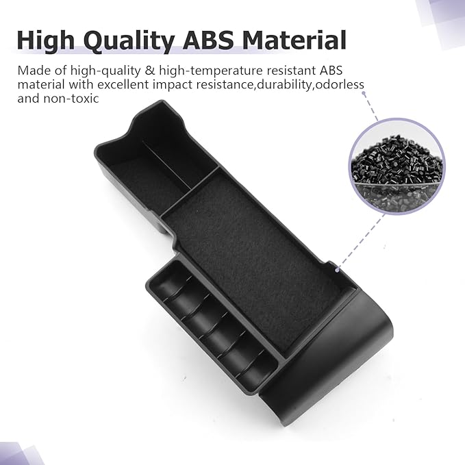 LUWU 2025 Land Cruiser Center Console Organizer - Compatible with 2024 2025 2026 Toyota Land Cruiser Accessories Under Screen Organizer Tray 2024 2025 LC250 Armrest Console Organizer