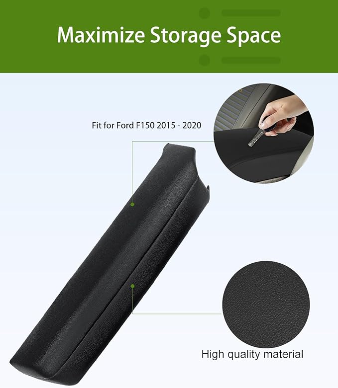 UMISHI Front Left Driver Side Inner Door Armrest Replacement for Ford F150 2015 2016 2017 2018 2019 2020 Replaces# FL3B 1504604 AA (Door Panels Armrest (Left))