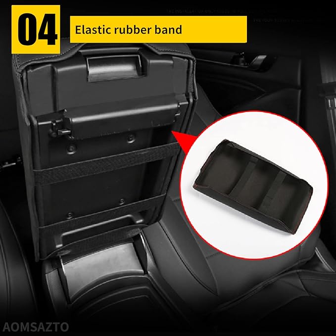 AOMSAZTO Center Console Armrest Cover for 2011-2021 Grand Cherokee Jeep (NOT for 2022