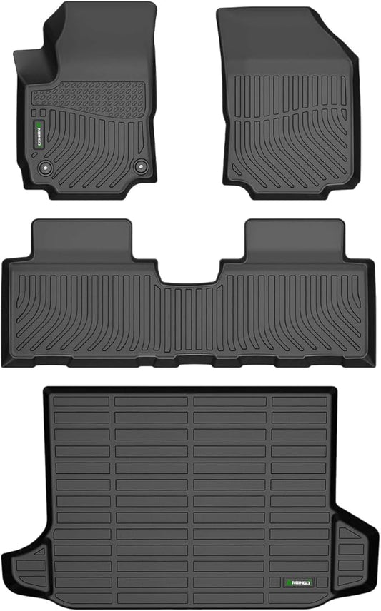 ANBINGO®-Floor Mats for GMC Terrain 2018-2024 & Chevrolet Equinox 2018-2024 (Not or EV) TPE Car Mats for GMC Terrain All Weather Floor Mats Cargo Liner for Terrain Accessories