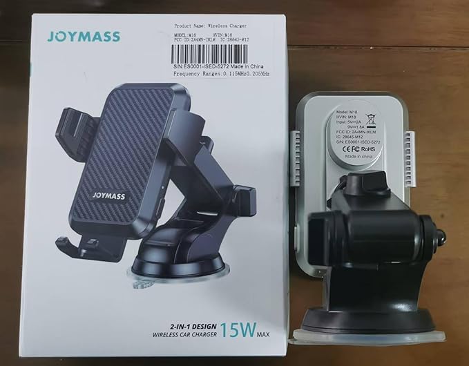 Wireless Car Charger, Phone Holders for Your Car, 15W Auto Clamping Phone Mount Car Accessories for iPhone 16 15 14 13 12 Mini Pro Max, Samsung Galaxy S24 Ultra S23 S22+ Note 20, etc - Silver