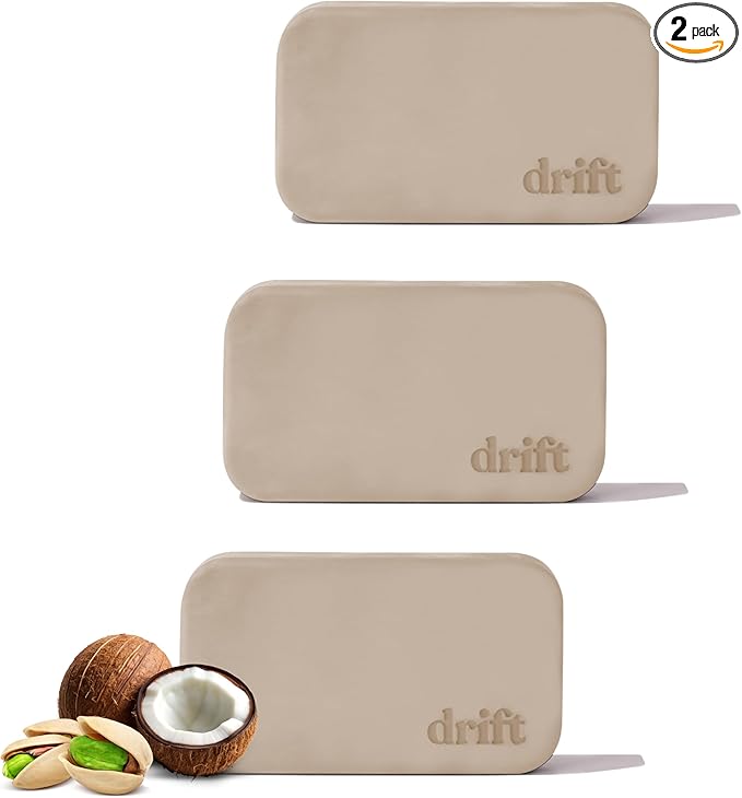 Drift Car Air Freshener - The Original Stone Air Freshsener - Car Odor Eliminator - Long Lasting Scent - Car Accessories - Metal Clip - Coconut Pistachio 3 Pack Refill - NO CLIP INCLUDED