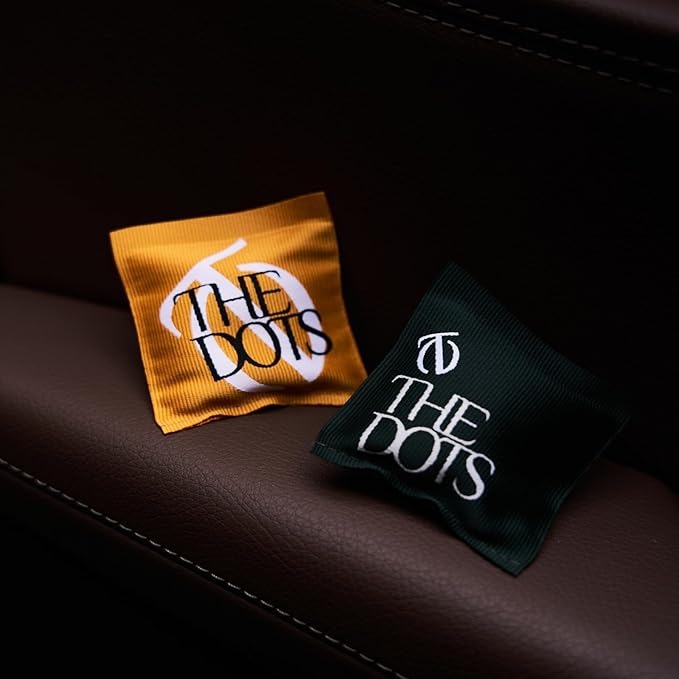 THEDOTS Frosted Ebony Car Vent Clip, Fabric Sachet Air Freshener, 30 Days Long-Lasting for Car Interior Decor, Non-Toxic (1 Pack)