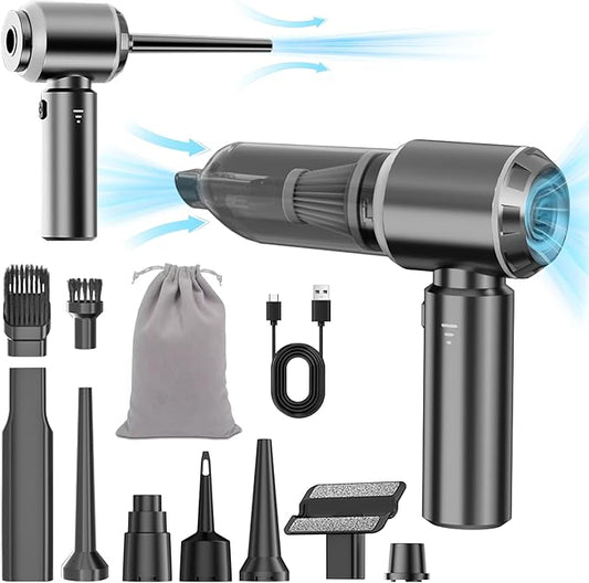 Car Vacuum Cleaner High Power 20000Pa – Cordless Handheld Mini Vacuum & Air Duster for Car Detailing, 3-Speed Brushless Motor, 6000mAh Battery, Aspiradora para Carro, Home Office Camping