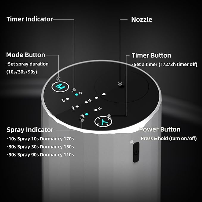 Essential Oil Diffuser Silver